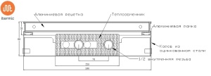 Поперечный разрез Н-80, Ш-300 ITT