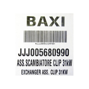 5680990_02 Теплообменник основной BAXI